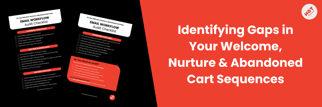 Identifying Gaps in Your Welcome, Nurture & Abandoned Cart Sequence