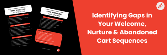 Identifying Gaps in Your Welcome, Nurture & Abandoned Cart Sequence